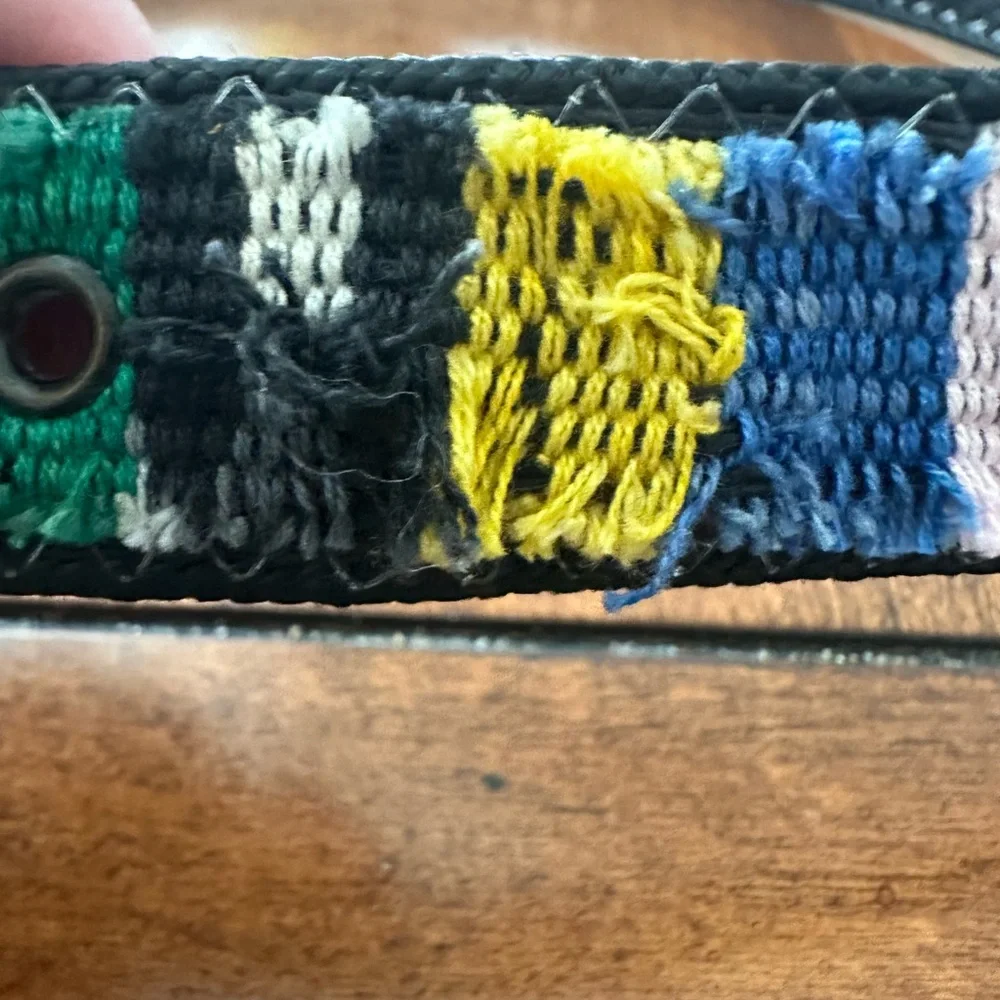 Capezio woven cloth belt